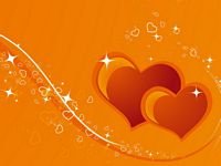 pic for Orange Hearts 